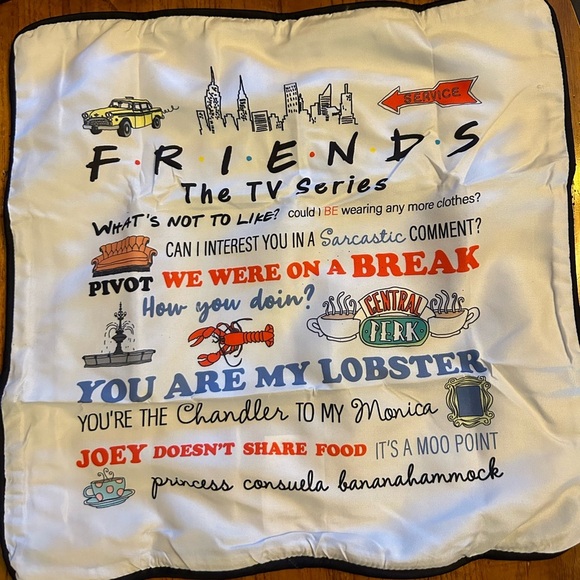 F•R•I•E•N•D•S The Television Series Decorative Pillow Cover - Picture 1 of 9